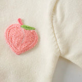 Pink Strawberry Cardigan & Skirt Set