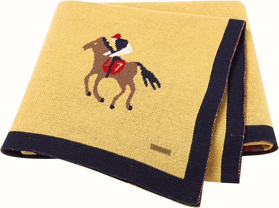 Horse Pattern Soft Blanket