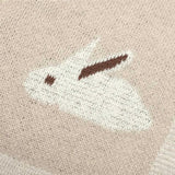 Soft Touch Bunny Pattern Cotton Blanket