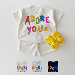 Adore You Unisex Top & Shorts Set