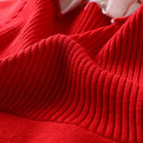 Audrey Wool-Blend Bow Collar Dress