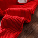 Audrey Wool-Blend Bow Collar Dress