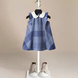 Aurora Vintage Plaid Girls' Dress