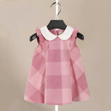 Aurora Vintage Plaid Girls' Dress