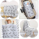 Dog Pattern Cotton Blanket