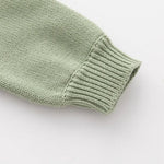 Baby Girls Flower Embroidered Knit Cotton Cardigan