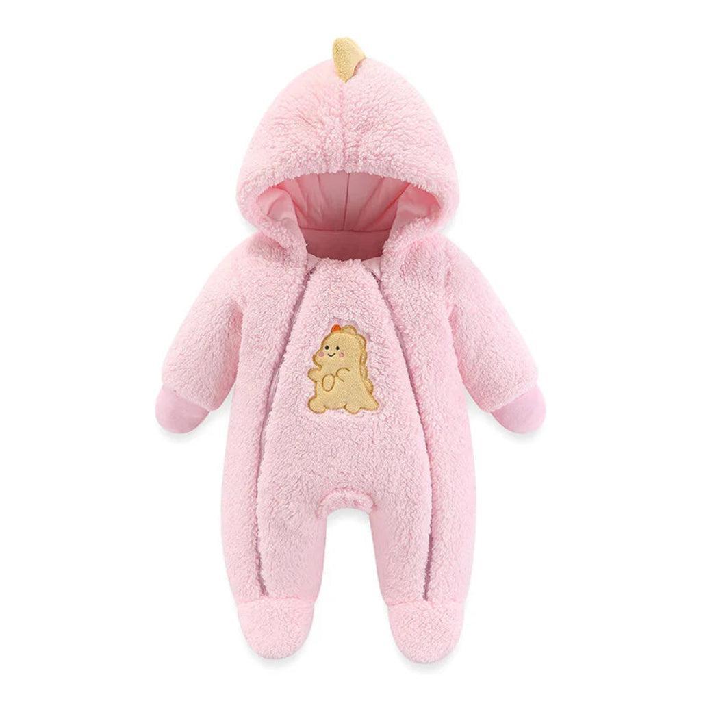 Baby Plush Lined Winter Romper