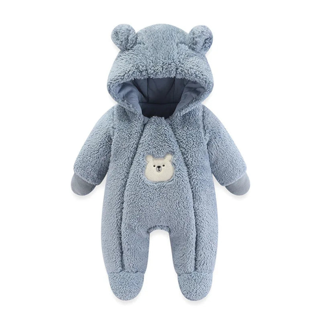 Baby Plush Lined Winter Romper