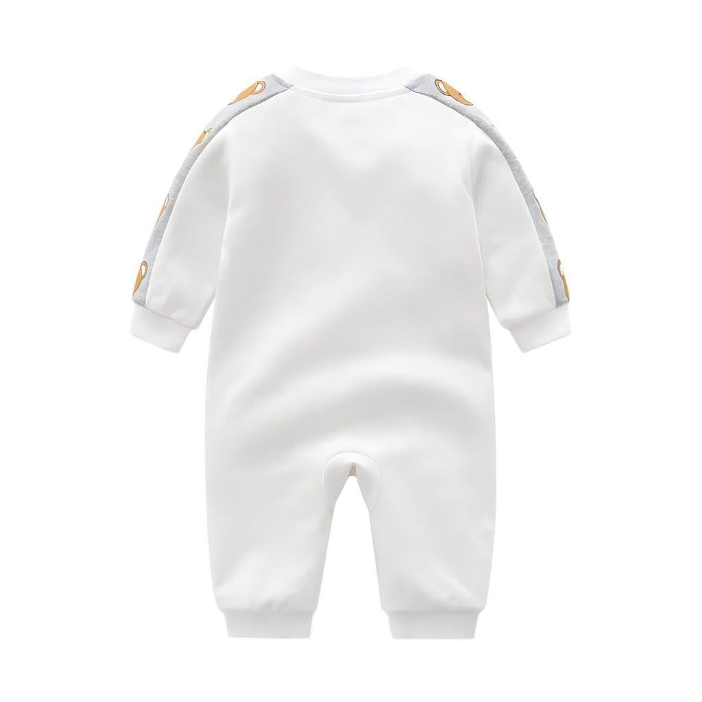Baby Unisex Romper in White