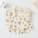 Boho Muslin Bibs for Baby Girls