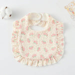 Boho Muslin Bibs for Baby Girls