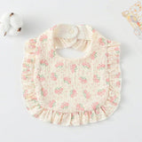 Boho Muslin Bibs for Baby Girls