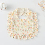 Boho Muslin Bibs for Baby Girls