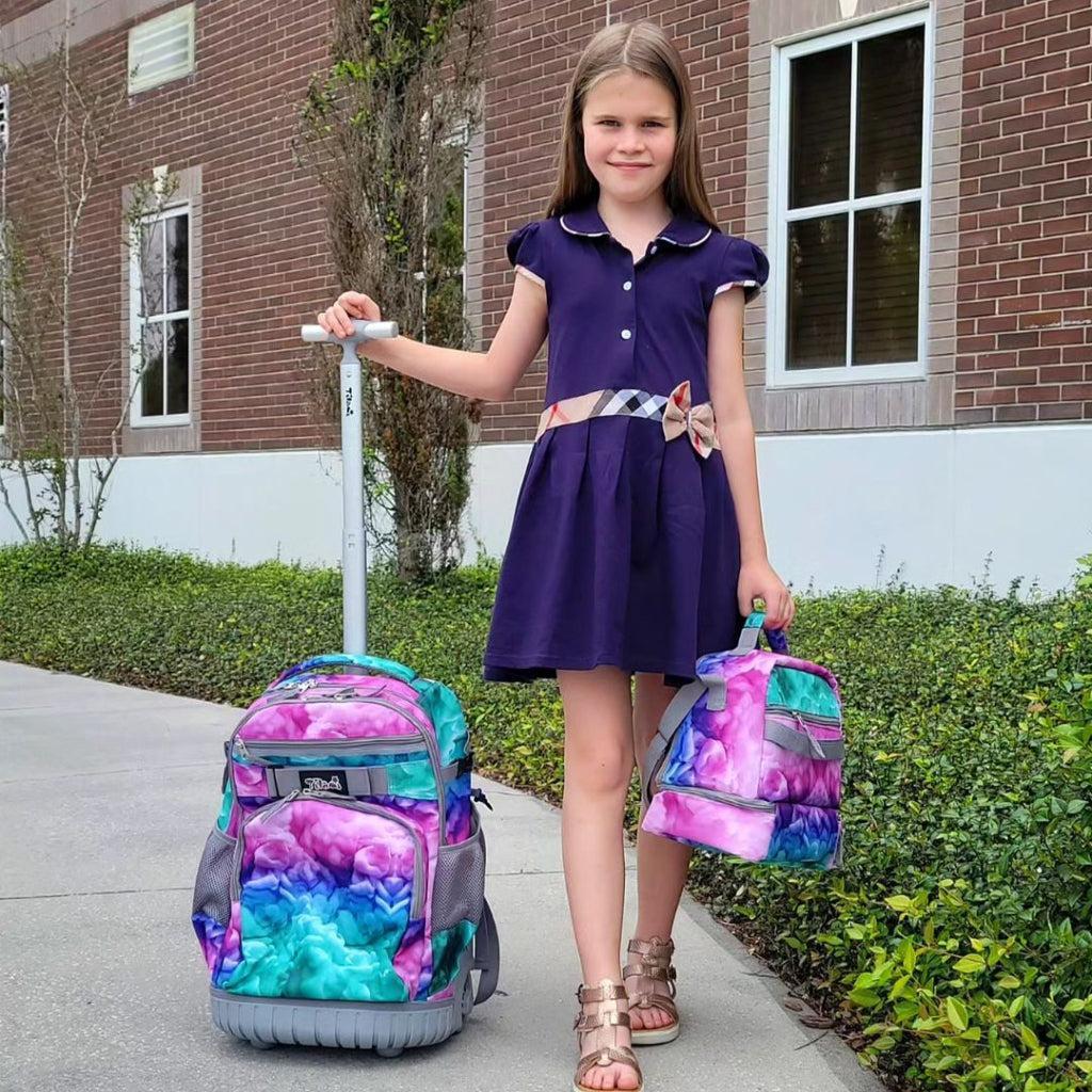 Bow Boho Dress Navy Blue