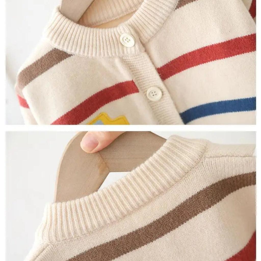 Boys' Cars Cardigan with Straps