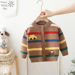 Boys' Cars Cardigan with Straps