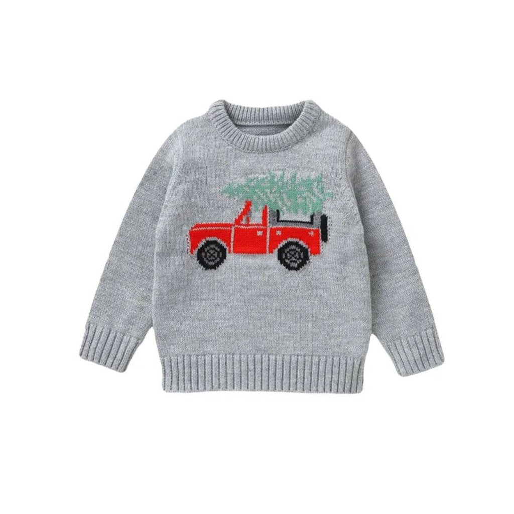 Boys' Christmas Truck Sweater