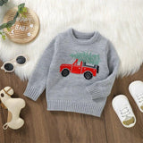 Boys' Christmas Truck Sweater