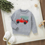 Boys' Christmas Truck Sweater