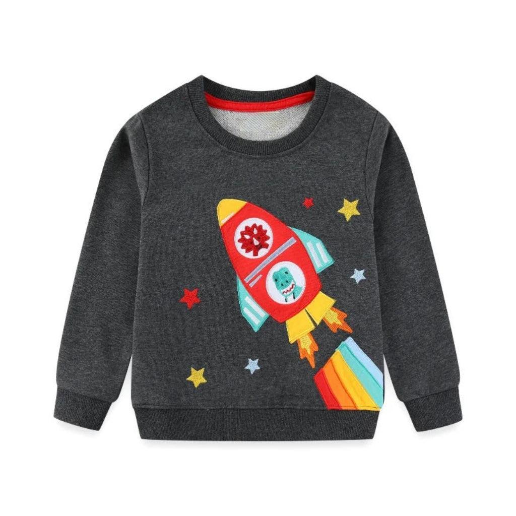 Boys' Cotton Animal Sweatshirts