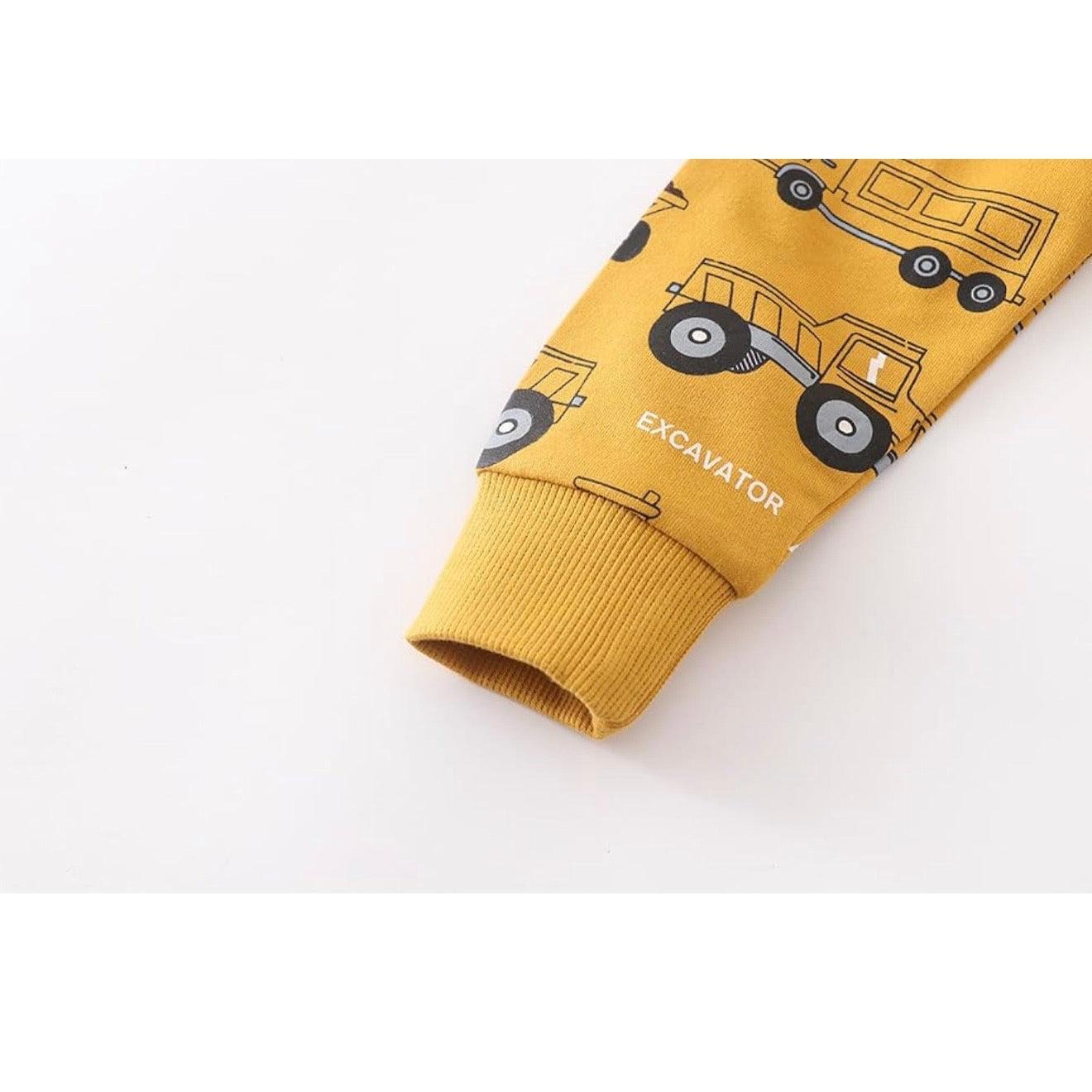 Boys' Cotton Sweatshirts with Trucks