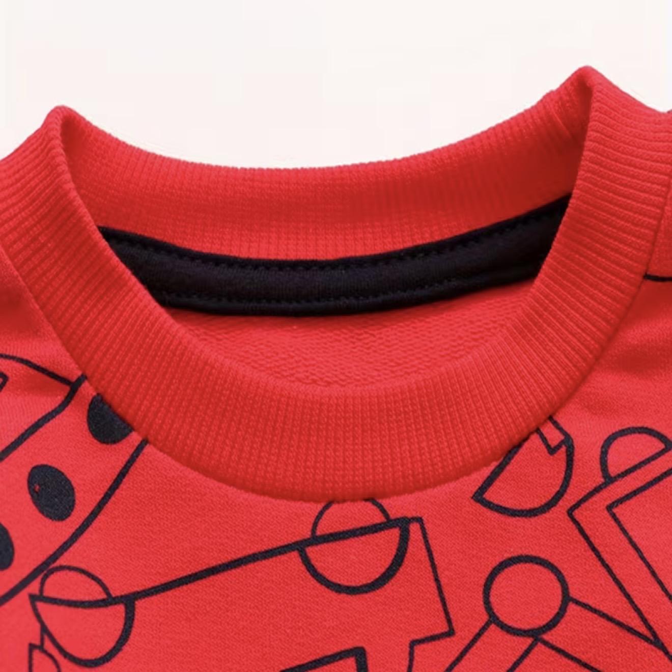 Boys' Cotton Sweatshirts with Trucks