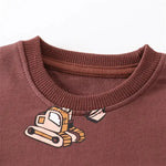Boys' Cotton Sweatshirts with Trucks