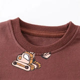 Boys' Cotton Sweatshirts with Trucks