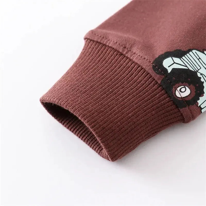 Boys' Cotton Sweatshirts with Trucks