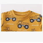 Boys' Cotton Sweatshirts with Trucks