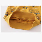 Boys' Cotton Sweatshirts with Trucks