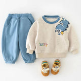 Boys’ Cozy Winter Sweater & Pants Set