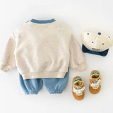 Boys’ Cozy Winter Sweater & Pants Set