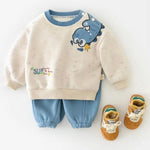 Boys’ Cozy Winter Sweater & Pants Set