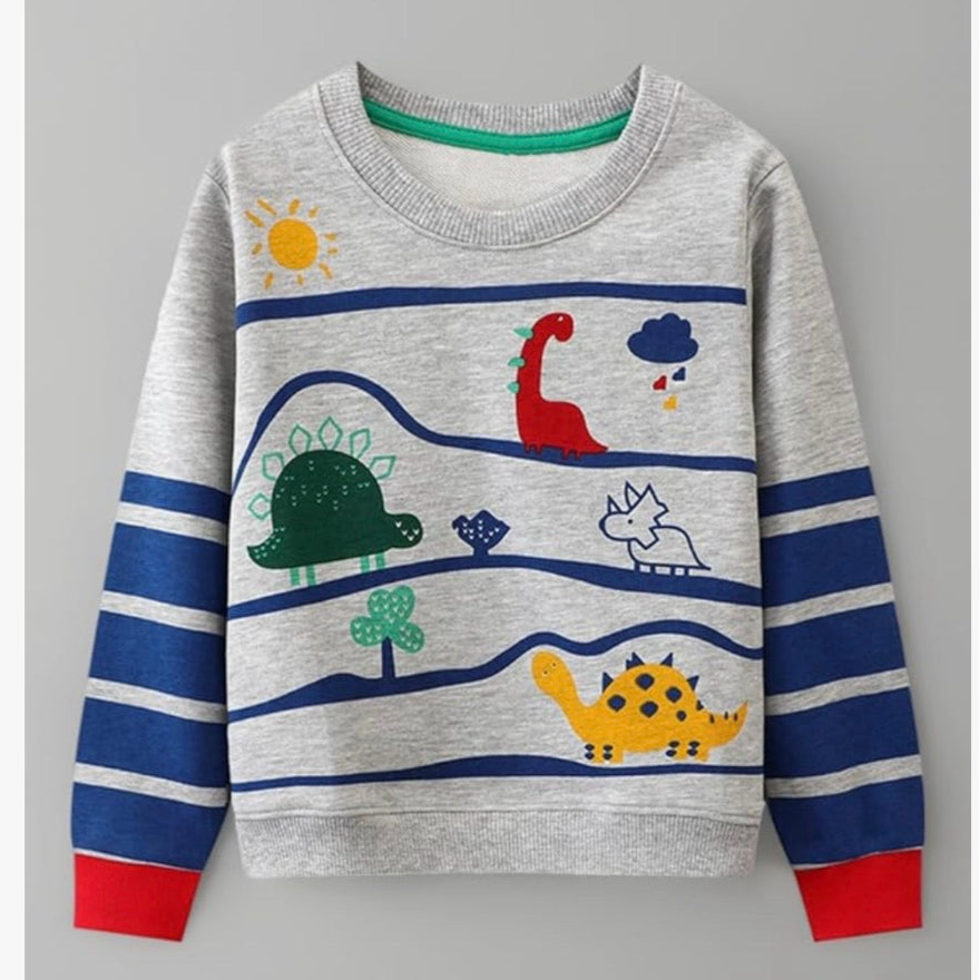 Boys’ Dinosaur Strapped Sweatshirt