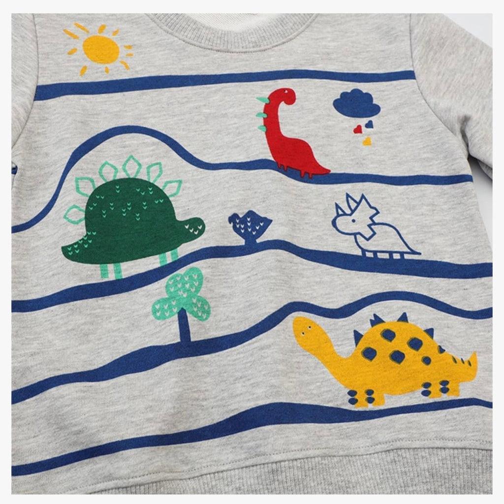 Boys’ Dinosaur Strapped Sweatshirt