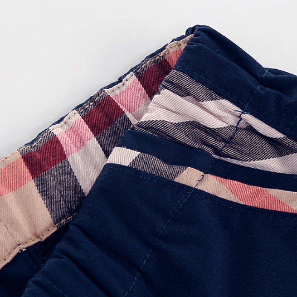 Boys Navy Blue Chino Shorts