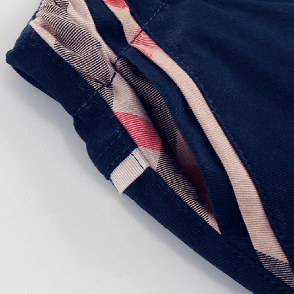 Boys Navy Blue Chino Shorts