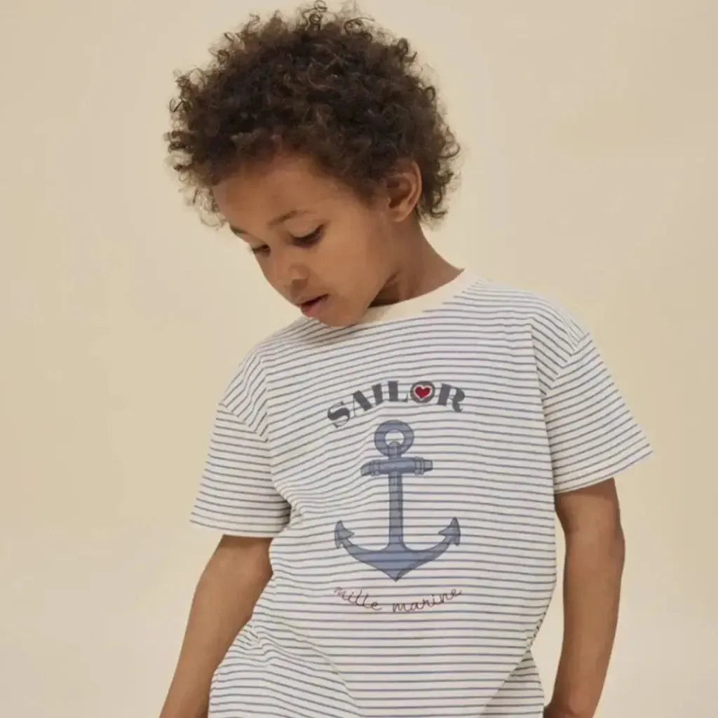 Boys' Organic Cotton Sailors' T-shirt