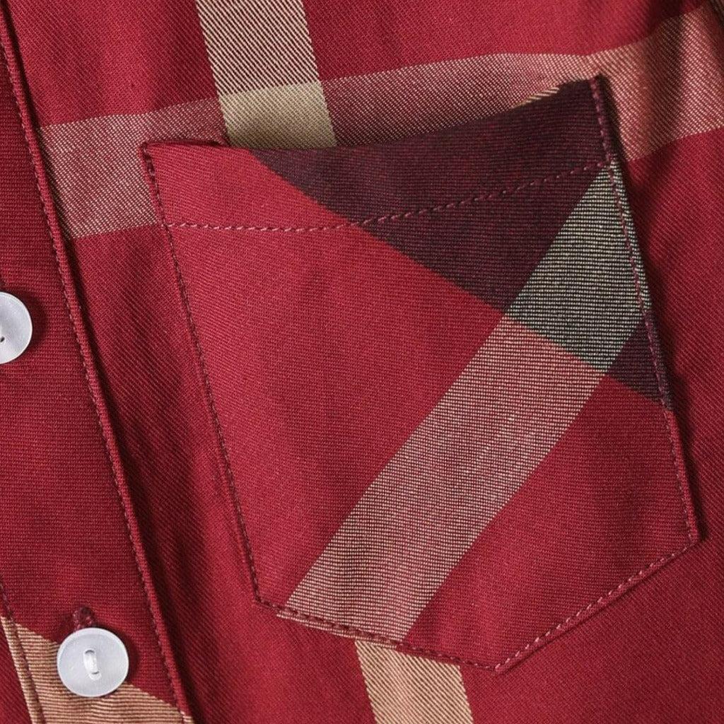 Boys' Short Sleeve Classic Plaid Shirt