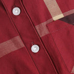 Boys' Short Sleeve Classic Plaid Shirt