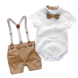 Boys' Trendsetter Button-Front Shorts Set