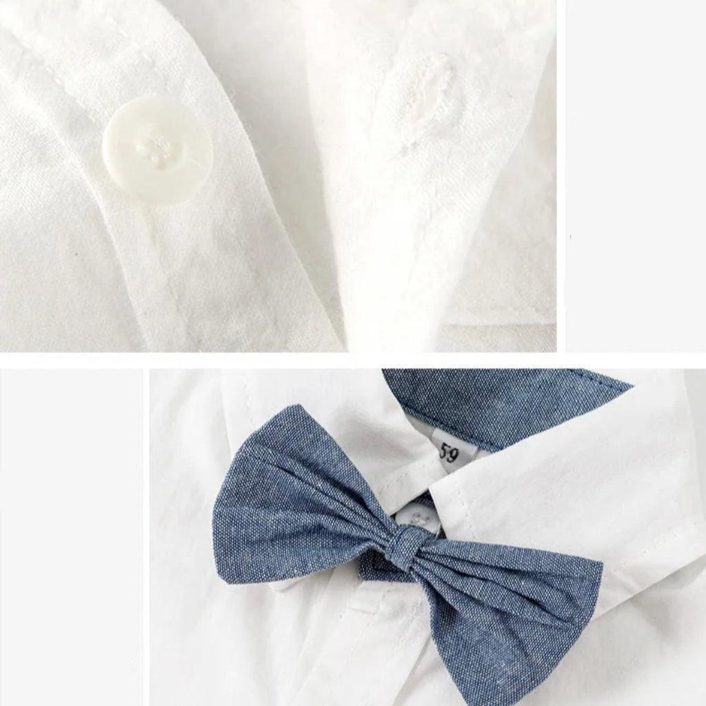 Boys' Trendsetter Button-Front Shorts Set