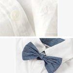 Boys' Trendsetter Button-Front Shorts Set