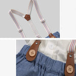 Boys' Trendsetter Button-Front Shorts Set