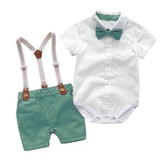 Boys' Trendsetter Button-Front Shorts Set