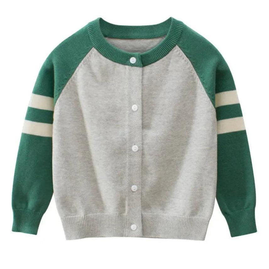 Boys' classic varsity cardigan