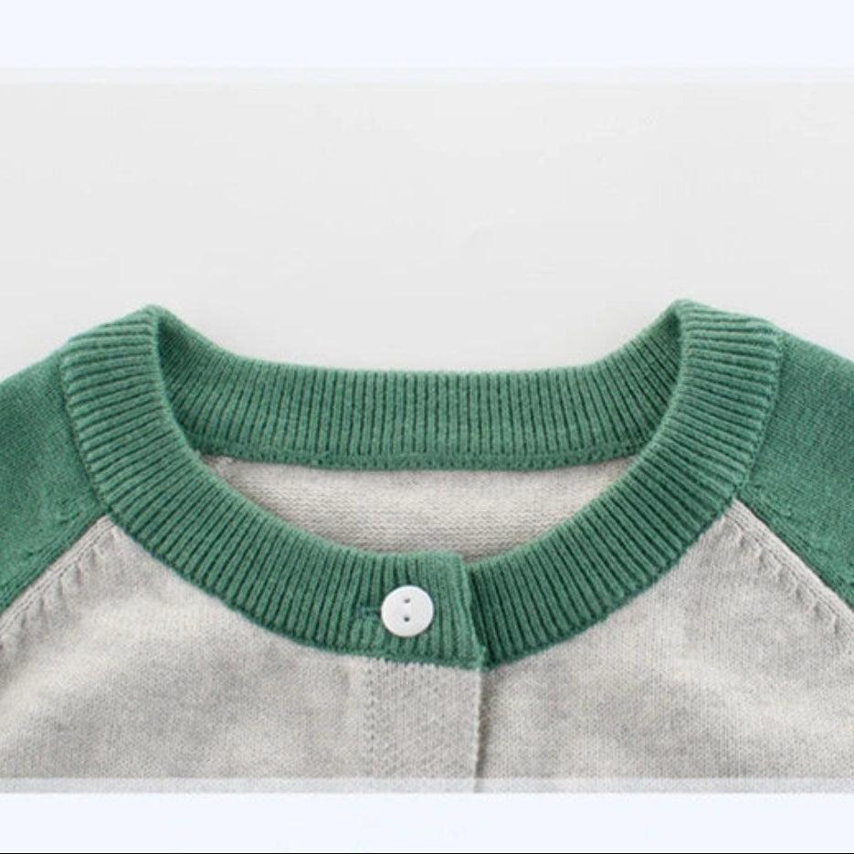 Boys' classic varsity cardigan