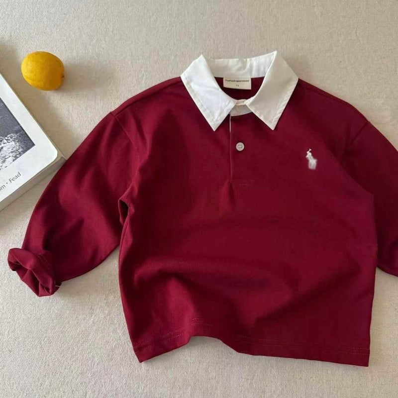 Little Boys’ Polo Style Cotton Shirt