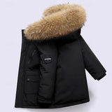 Unisex Warm Winter Jacket with Faux Fur